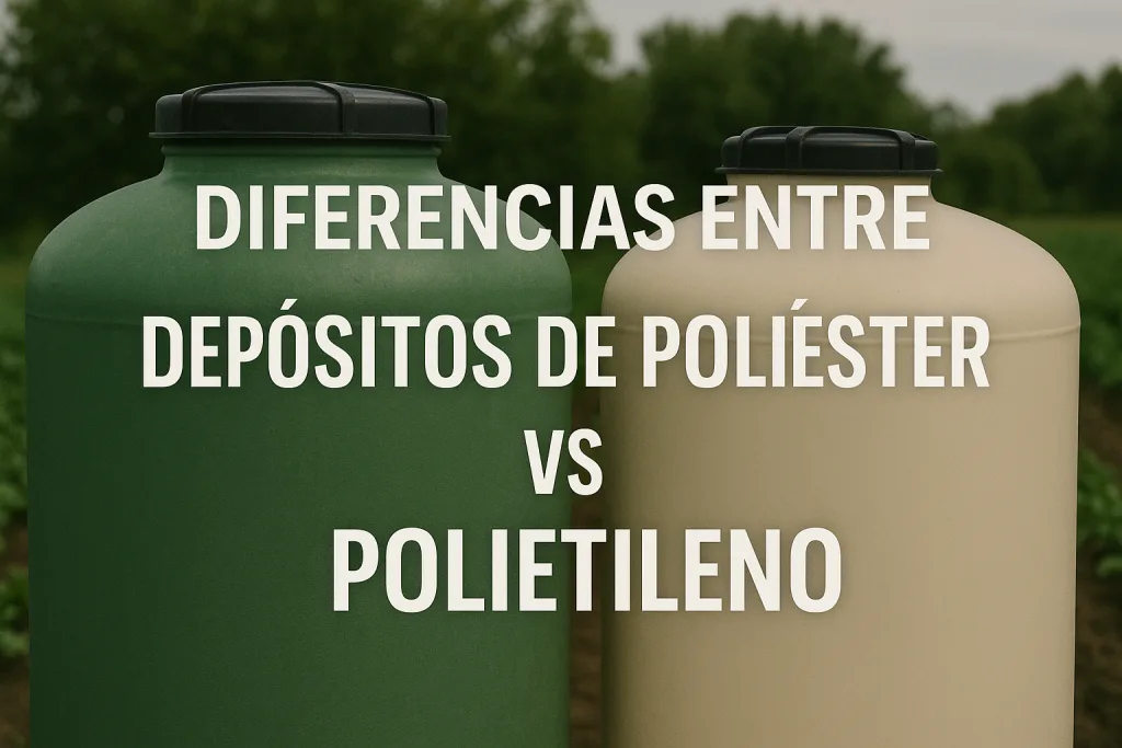Depósitos de poliéster vs polietileno