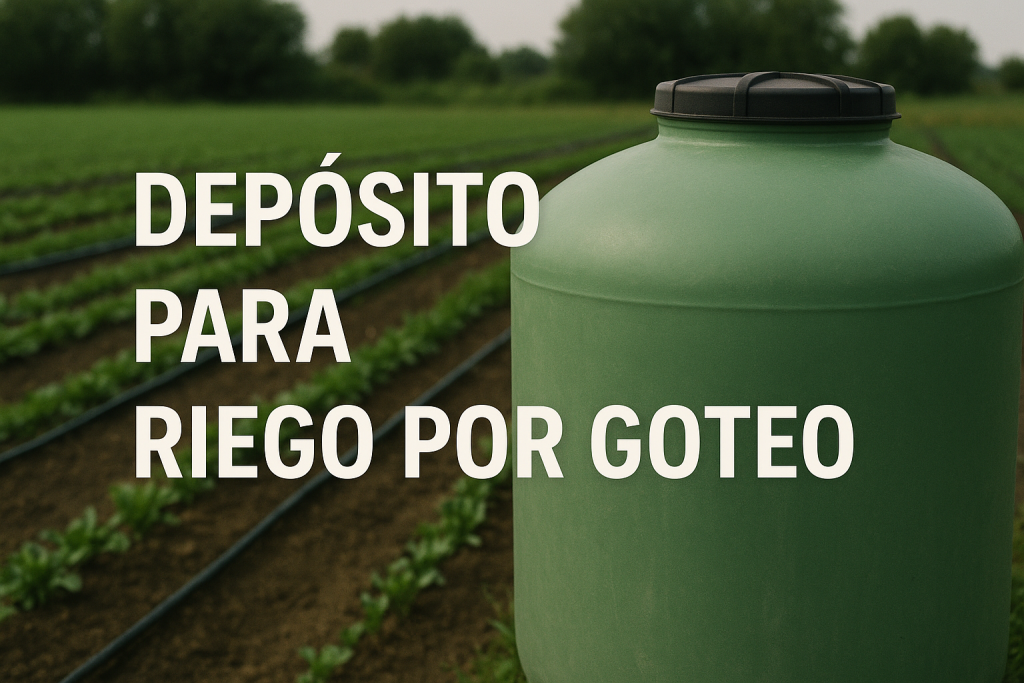 Depósito para riego por goteo