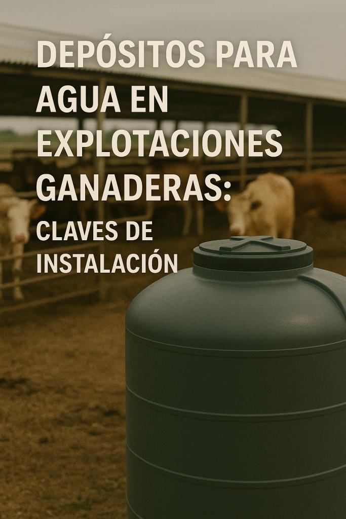Depósitos para agua en explotaciones ganaderas