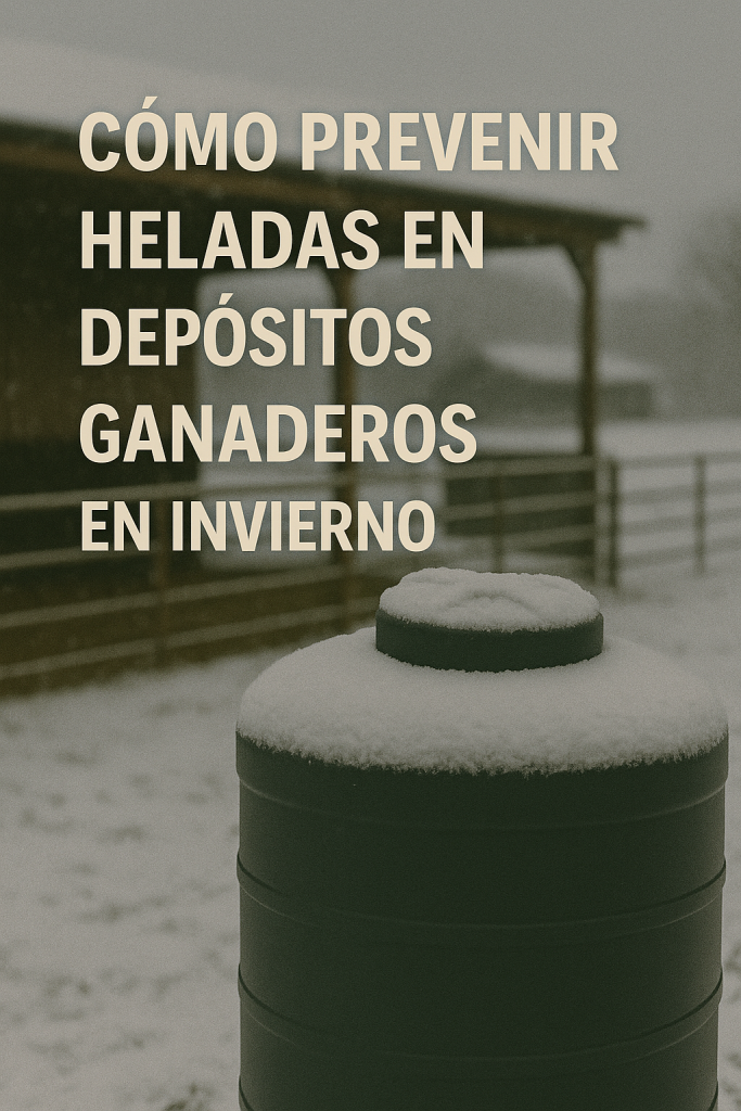 cómo prevenir heladas en depósitos ganaderos en invierno