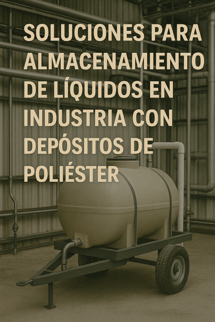 Depósitos de poliéster para almacenamiento de líquidos en la industria
