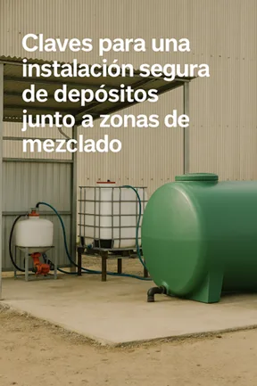 Chaves para uma instalação segura de depósitos junto a zonas de mistura