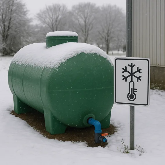 Como prevenir geadas em depósitos de água durante o inverno