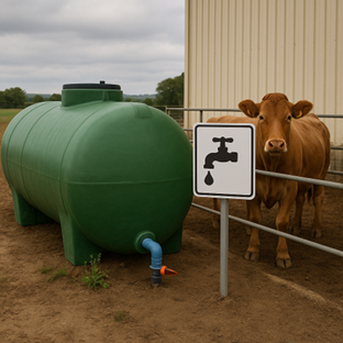 Se pueden usar estos depósitos para agua potable de animales