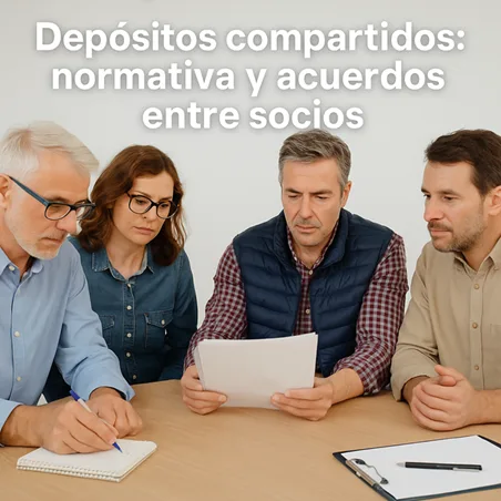 Depósitos partilhados: regulamentação e acordos entre sócios