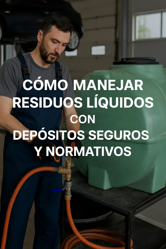 Como gerir resíduos líquidos com depósitos seguros e conformes